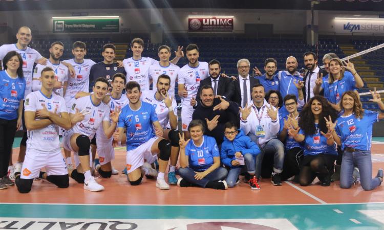 La GoldenPlast Civitanova non si batte in casa: secondo posto più solido