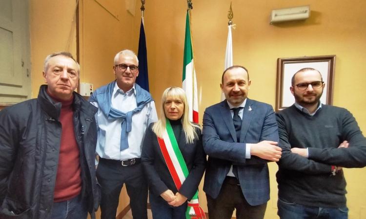 San Severino, il sindaco Piermattei incontra il senatore Paolo Arrigoni in Municipio
