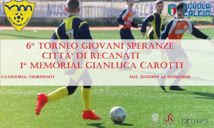 Recanati, 6° Torneo Giovani Speranze 1° Memorial Gianluca Carotti: i quarti di finale