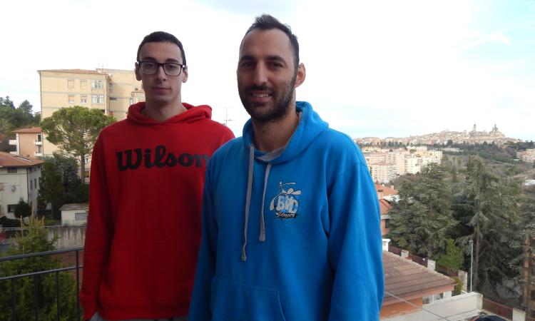 Pallavolo Macerata, oggi a casa di... Pasquale Gabriele e Filippo Porcello