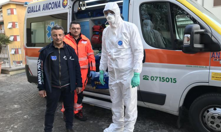 I volontari Anpas Marche in prima linea nell'emergenza coronavirus