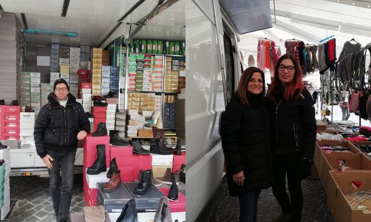 Macerata, il Coronavirus fa strage di presenze al mercato del mercoledì: "Non c'è praticamente nessuno" (FOTO)