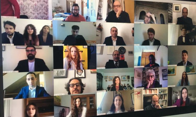 Unicam, 32 laureandi in videoconferenza: l'Università al tempo del Coronavirus Unicam, 32 laureandi in videoconferenza: l'Università al tempo del Coronavirus