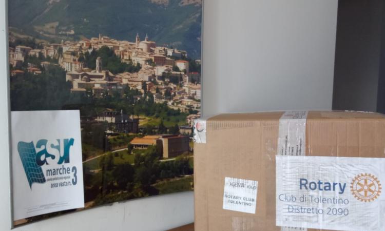 Camerino, tute antistatiche per i medici dell'ospedale donate dal Rotary