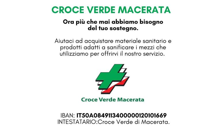 Attiva una raccolta fondi a favore della Croce Verde Macerata: come donare
