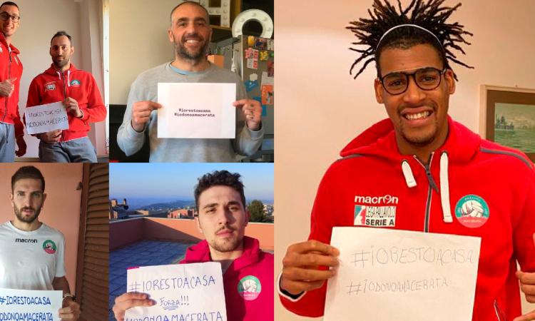 Coronavirus, la Pallavolo Macerata si unisce alla raccolta fondi #NoiSiamoLeMarche Coronavirus, la Pallavolo Macerata si unisce alla raccolta fondi #NoiSiamoLeMarche