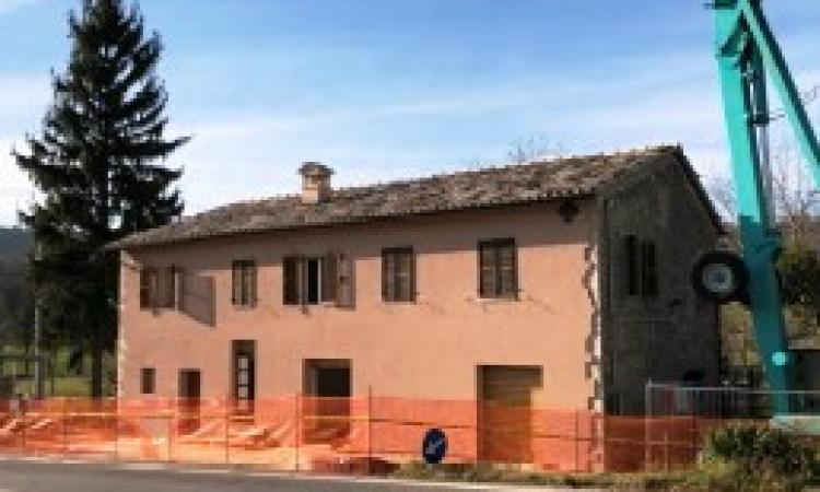 San Severino, post-sisma: torna agibile un'abitazione in località Serralta