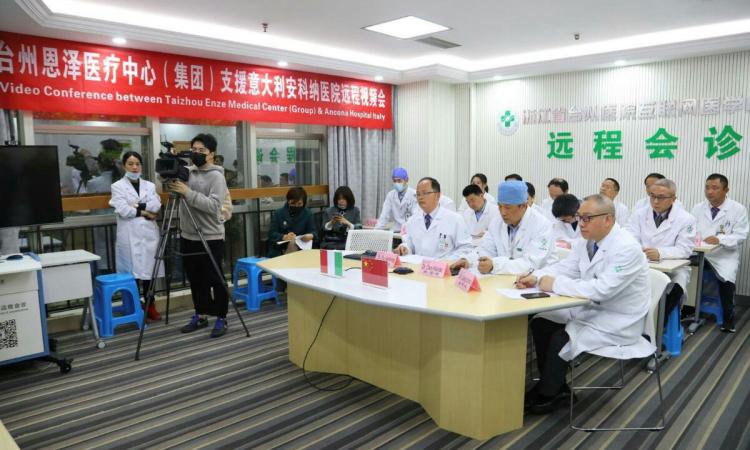 Emergenza Covid-19: si intensifica il rapporto tra Ospedali Riuniti di Ancona e Taizhou Enze Medical Center