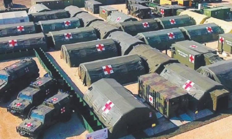 Emergenza Covid-19, la Marina Militare arriva nelle Marche con un ospedale da campo