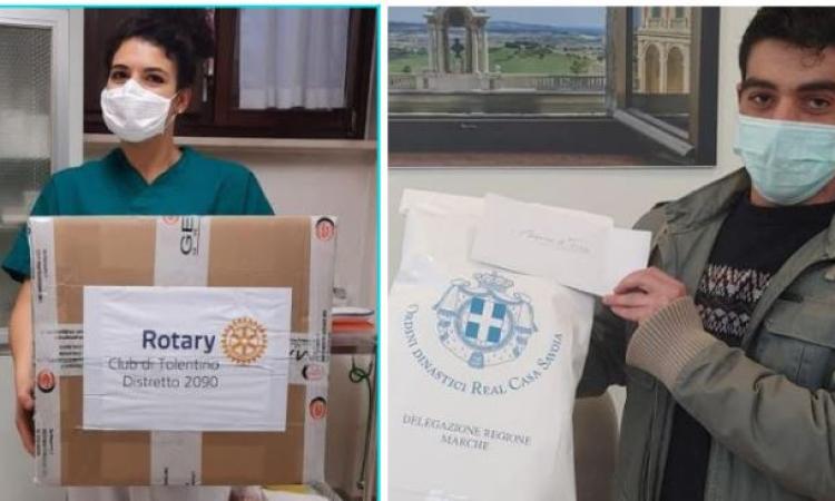 Treia, Casa di Riposo: Rotary e Real Casa Savoia donano 200 mascherine e tute al personale sanitario Treia, Casa di Riposo: Rotary e Real Casa Savoia donano 200 mascherine e tute al personale sanitario
