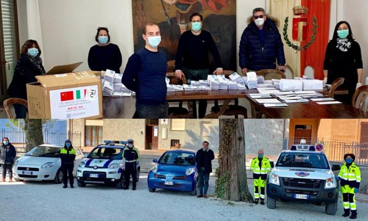 San Ginesio, solidarietà dalla Cina: mascherine per tutti i cittadini San Ginesio, solidarietà dalla Cina: mascherine per tutti i cittadini