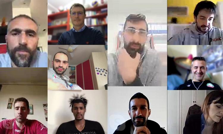 I giocatori della Menghi Pallavolo Macerata incontrano l’ADMO