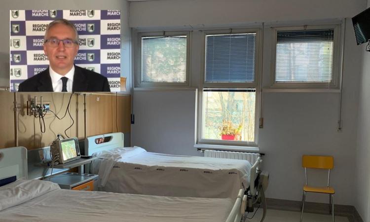 Nuovo reparto Covid a Macerata, Ceriscioli: "Il nostro grazie alla Fondazione Bocelli" (VIDEO)