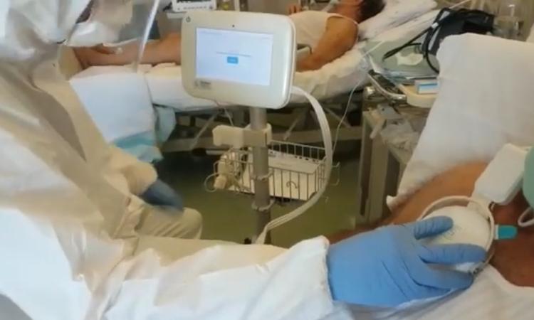 Agli Ospedali di Ancona un innovativo dispositivo per controllare l'evoluzione del Covid-19 nei polmoni (VIDEO)