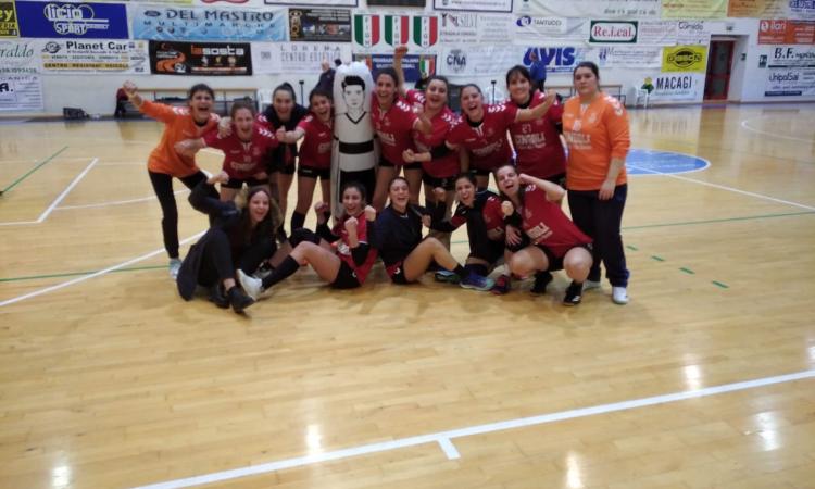 Pallamano femminile, la Polisportiva Cingoli approda in A1: tutta la gioia delle protagoniste