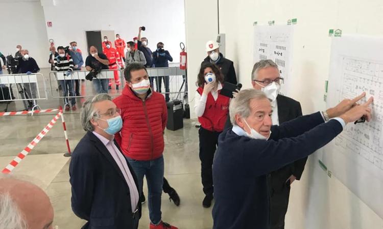 Civitanova, arriva Bertolaso per dare il via ai lavori dell'ospedale in fiera Civitanova, arriva Bertolaso per dare il via ai lavori dell'ospedale in fiera