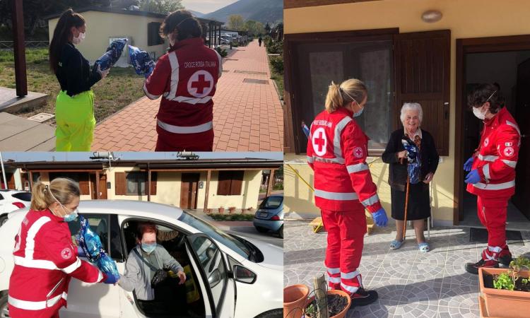 Caldarola, la Croce Rossa dona le uova di Pasqua ai terremotati