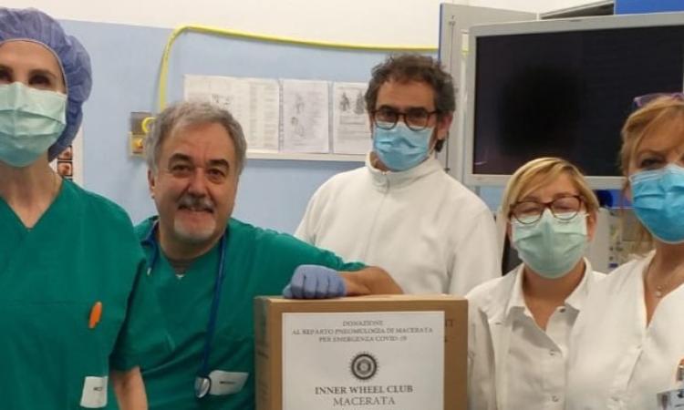 Macerata, dispositivi sanitari per il reparto di Pneumologia: il dono dell'Inner Wheel Club Macerata, dispositivi sanitari per il reparto di Pneumologia: il dono dell'Inner Wheel Club
