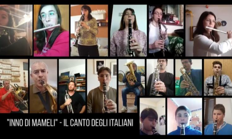 San Severino, 25 aprile: la banda esegue l'Inno di Mameli in diretta Facebook