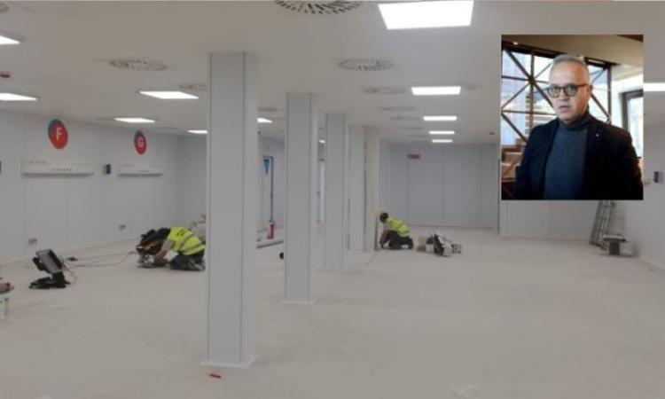 Covid Fiera Civtanova, Ciarapica: "completati 3 dei 6 moduli previsti, a breve i primi pazienti"