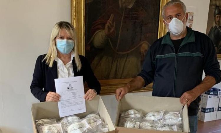 San Severino, donate al Comune 500 mascherine ad alto potere filtrante