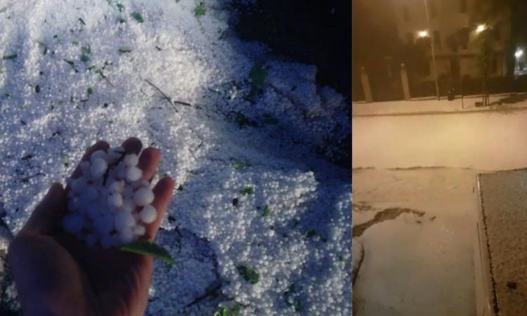 Corridonia, immagini e video della violenta grandinata di questa notte Corridonia, immagini e video della violenta grandinata di questa notte
