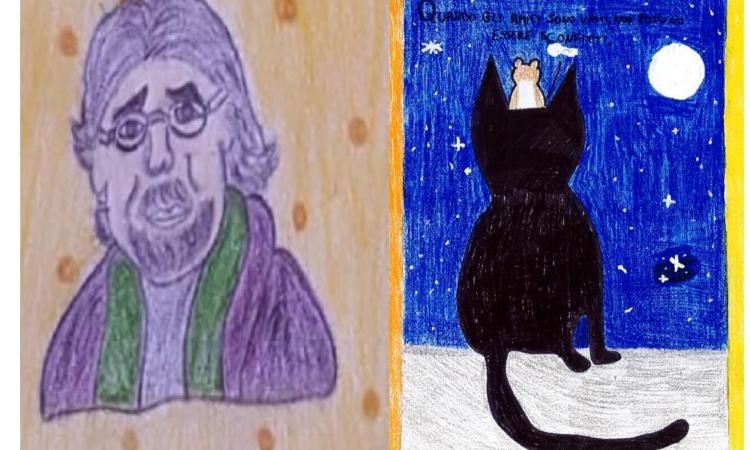 Treia, un “Arcobaleno” per Luis Sepúlveda, gli alunni della primaria ricordano lo scrittore cileno (FOTO)