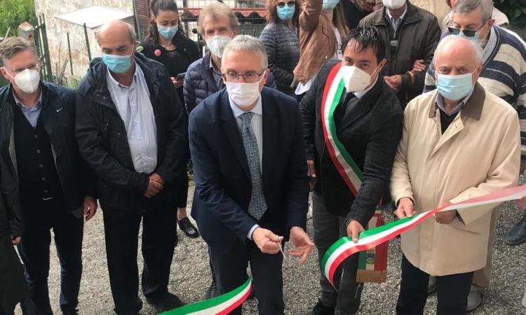 Pieve Torina, quattro famiglie tornano a casa dopo il sisma: inaugurazione col presidente Ceriscioli