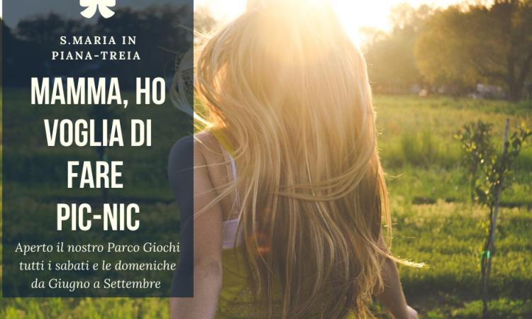 Treia, "Mamma, ho voglia di fare pic-nic": relax all'aria aperta a Santa Maria in Piana Treia, "Mamma, ho voglia di fare pic-nic": relax all'aria aperta a Santa Maria in Piana