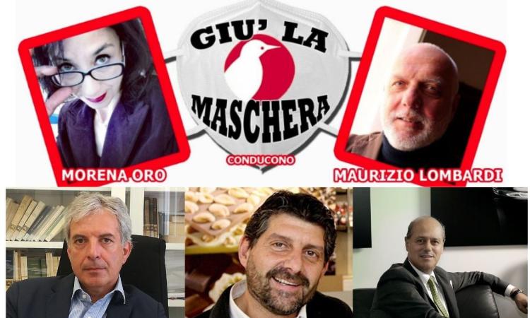"Si riparte (o no?)": gli ospiti della nona puntata di "Giù la maschera" "Si riparte (o no?)": gli ospiti della nona puntata di "Giù la maschera"