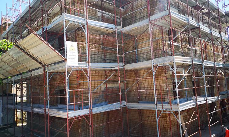 Tolentino, proseguono i lavori di ristrutturazione della ex scuola rurale Paterno