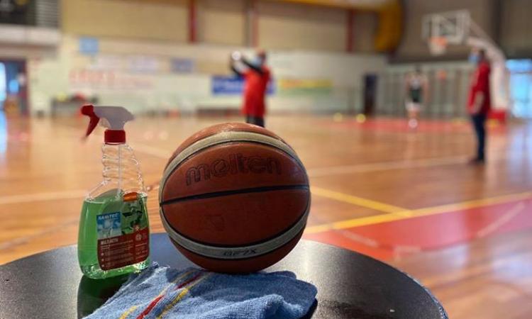 Basket Tolentino, si torna a giocare: piccoli gruppi e niente passaggi, ognuno ha la sua palla Basket Tolentino, si torna a giocare: piccoli gruppi e niente passaggi, ognuno ha la sua palla