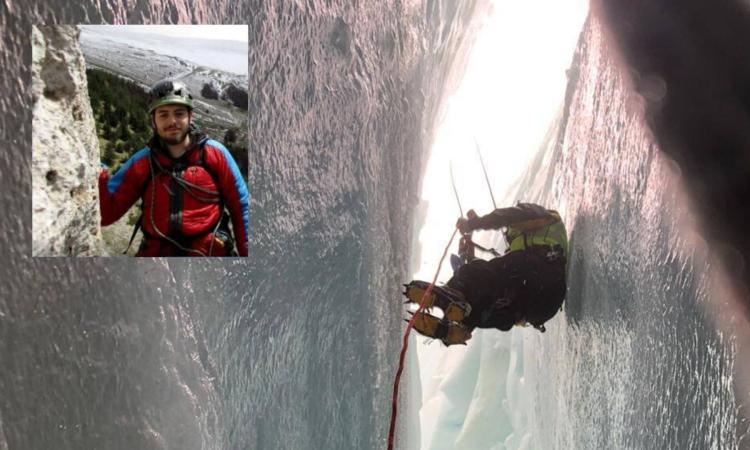 Camerino, precipita in un crepaccio sul Gran Paradiso: recuperato il corpo di Daniele Catorci