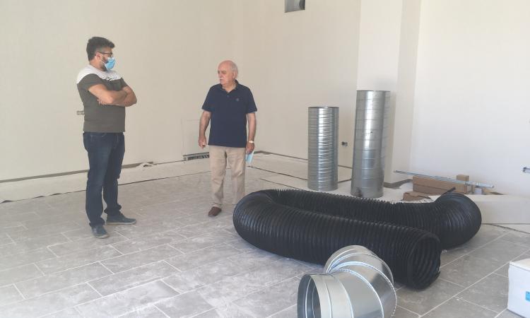 Recanati, ampliamento dell'Itis "Mattei": lavori in via di ultimazione Recanati, ampliamento dell'Itis "Mattei": lavori in via di ultimazione