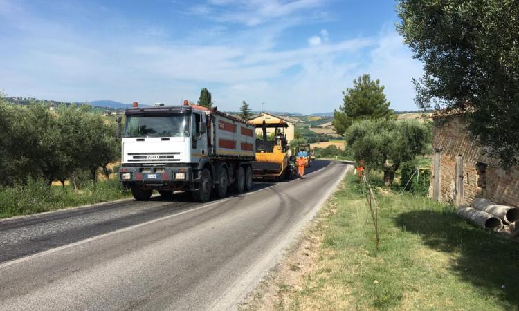 Interventi sulla provinciale Abbadia di Fiastra-Mogliano: 100.000 euro di lavori