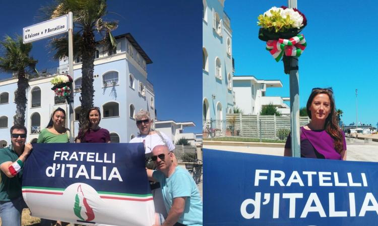 Porto Recanati, Fratelli d'Italia ricorda Paolo Borsellino