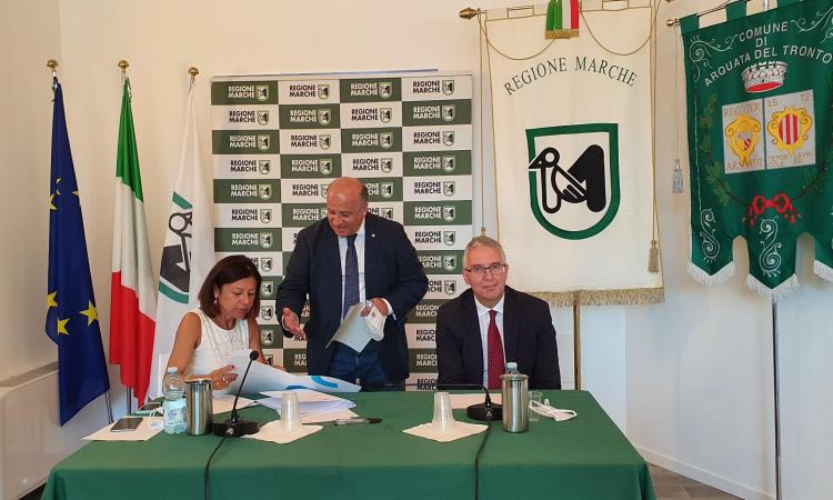 Camera di Commercio delle Marche, vertice tra il Presidente Sabatini e il Ministro De Micheli Camera di Commercio delle Marche, vertice tra il Presidente Sabatini e il Ministro De Micheli