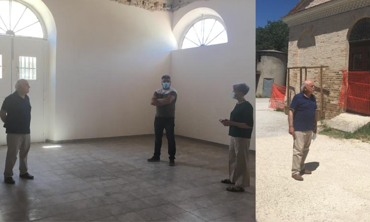 Macerata, sopralluogo di Pettinari all'Istituto Agrario