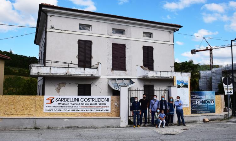Caldarola, la rinascita di una famiglia: dopo 4 anni la casa danneggiata dal sisma sarà ricostruita