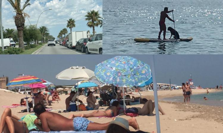 Civitanova, il ferragosto non sente Covid: dal lungomare nord al sud, la vita di spiaggia è (quasi) quella di sempre