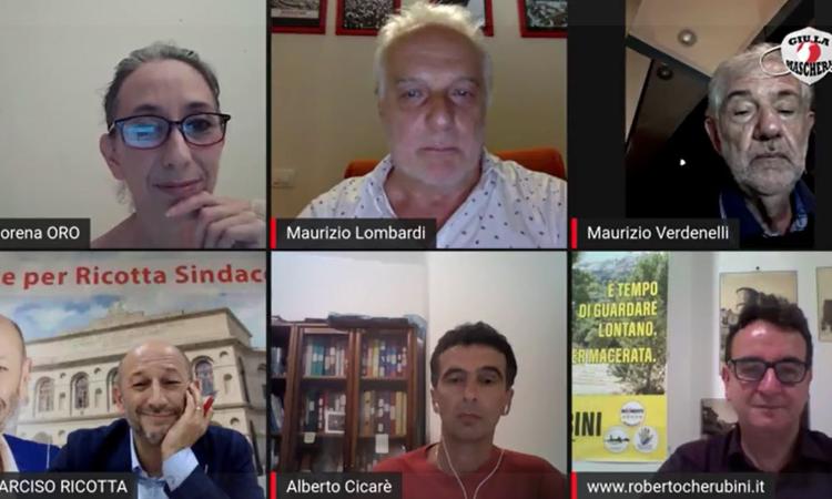"Giù la Maschera", i candidati sindaci Ricotta,Cicarè e Cherubini infiammano il confronto: boom di interazioni (VIDEO)