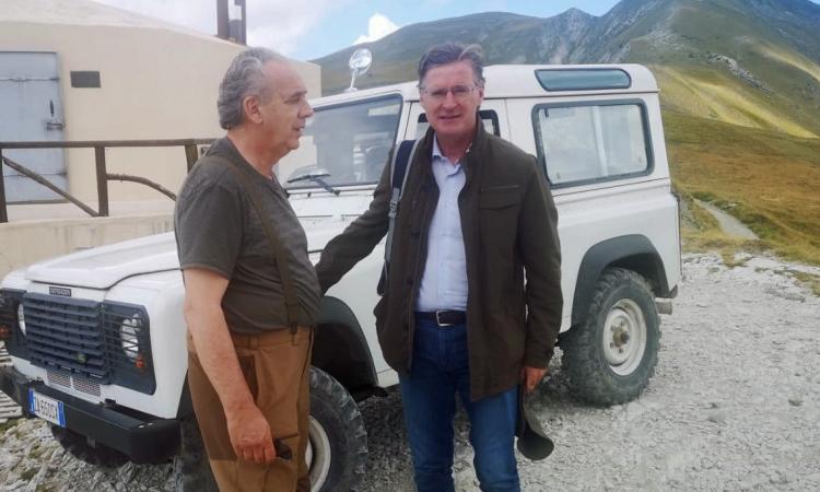 Parco nazionale dei Sibillini: il commissario per la ricostruzione Legnini in visita al Fargno Parco nazionale dei Sibillini: il commissario per la ricostruzione Legnini in visita al Fargno