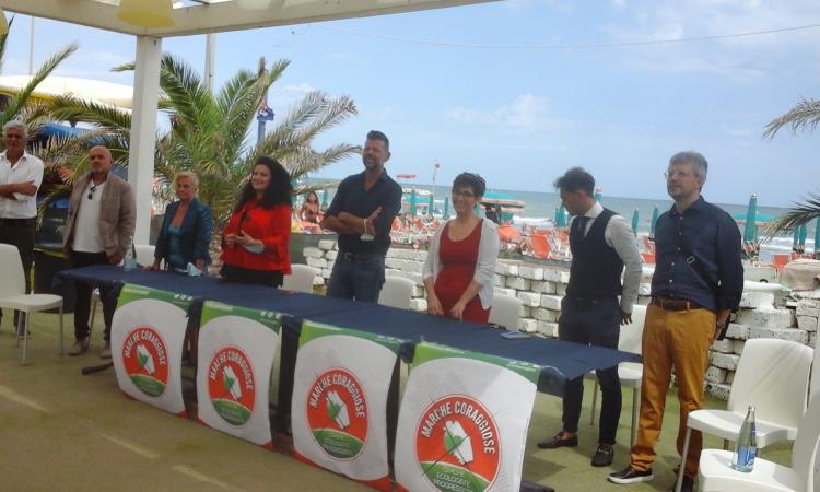 Civitanova, la lista "Marche Coraggiose" presenta i candidati maceratesi a sostegno di Mangialardi