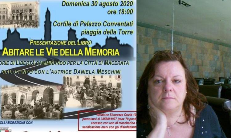 Macerata, Daniela Meschini presenta il libro "Abitare le vie della Memoria" Macerata, Daniela Meschini presenta il libro "Abitare le vie della Memoria"