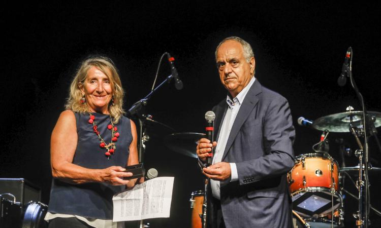 Unimc, il rettore Adornato ricorda Piero Cesanelli sul palco di Musicultura 2020