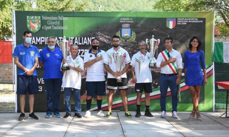 Pieve Torina, gran successo del 45° Campionato Italiano di Ruzzola: sportivi da tutta Italia
