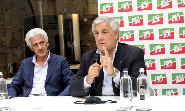 Macerata,  Tajani guarda oltre: "Forza Italia punterà all'assessorato per le attività produttive" (FOTO)