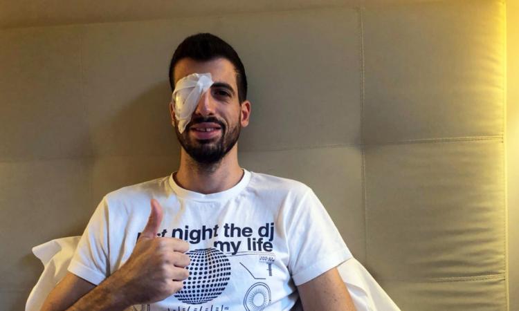 Lube, intervento all'occhio destro ok per Diamantini: "Ora 15 giorni di riposo assoluto" Lube, intervento all'occhio destro ok per Diamantini: "Ora 15 giorni di riposo assoluto"