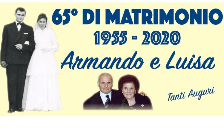 Appignano, Armando e Luisa festeggiano 65 anni di matrimonio