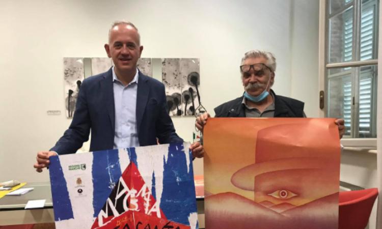 Civitanova, via il velo sulla mostra "Folon Manifesti": taglio del nastro sabato 3 ottobre nella città alta Civitanova, via il velo sulla mostra "Folon Manifesti": taglio del nastro sabato 3 ottobre nella città alta